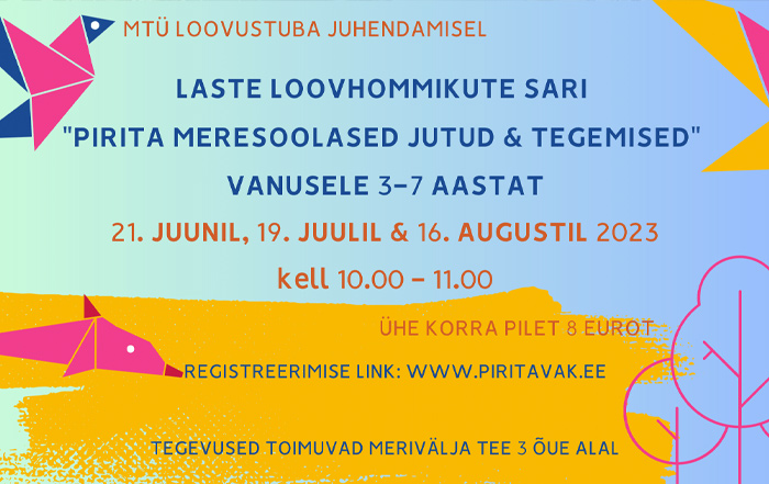 LASTE LOOVHOMMIKUTE SARI “PIRITA MERESOOLASED JUTUD & TEGEMISED”